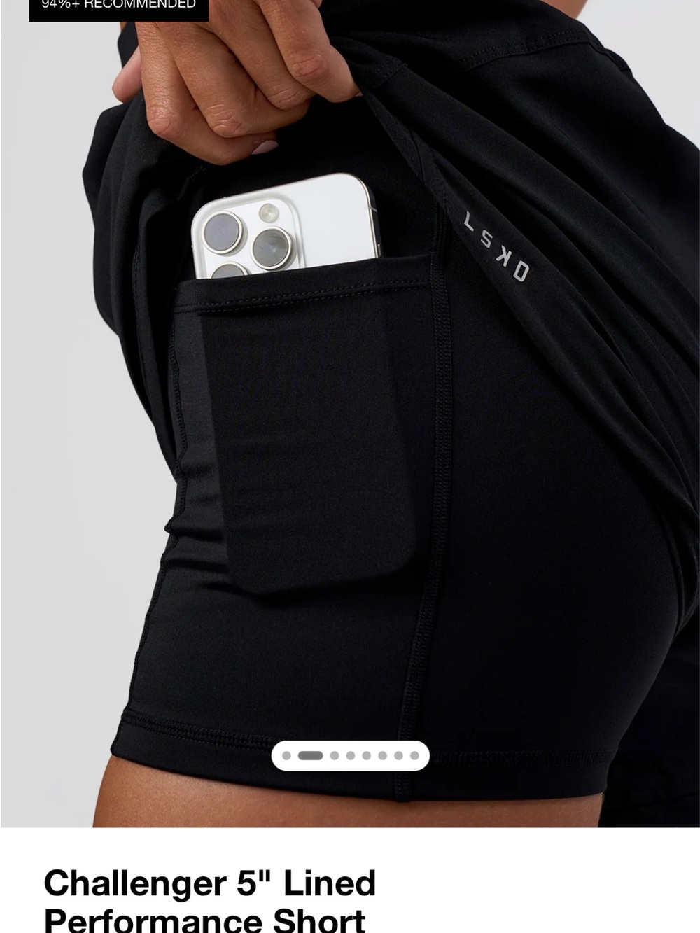 Challenger 5" Lined Performance Short LSKD